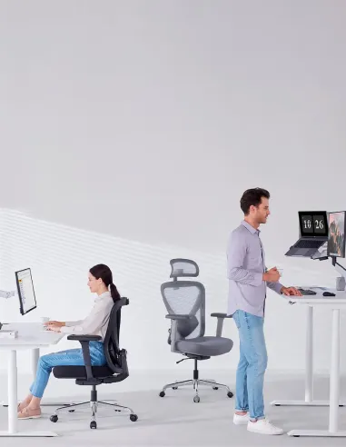 КРЕСЛО HINOMI Q1 GREY, эргономичное - купить Киев, Днепр, Одесса, Львов, Харьков