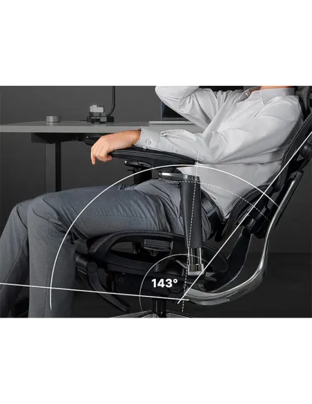 КРІСЛО HINOMI  X2 PRO BLACK, ергономічне - купити Київ, Дніпро, Одеса, Львів, Харків