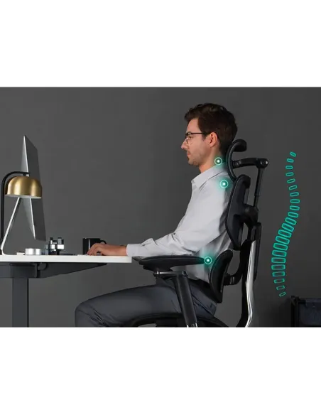 КРЕСЛО HINOMI X2 PRO BLACK, эргономичное - купить Киев, Днепр, Одеса, Львов, Харьков