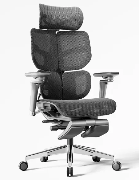 КРІСЛО HINOMI X2 PRO GREY, ергономічне - купити Київ, Дніпро, Одеса, Львів, Харків