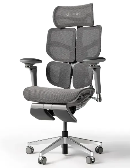 КРІСЛО HINOMI X2 PRO GREY, ергономічне - купити Київ, Дніпро, Одеса, Львів, Харків