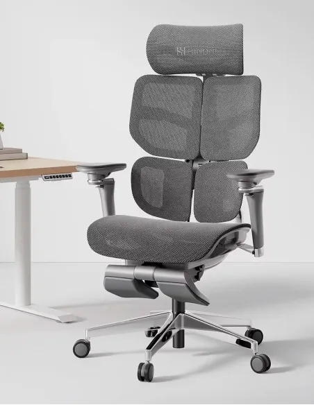 КРЕСЛО HINOMI X2 PRO GREY, эргономичное - купить Киев, Днепр, Одесса, Львов, Харьков