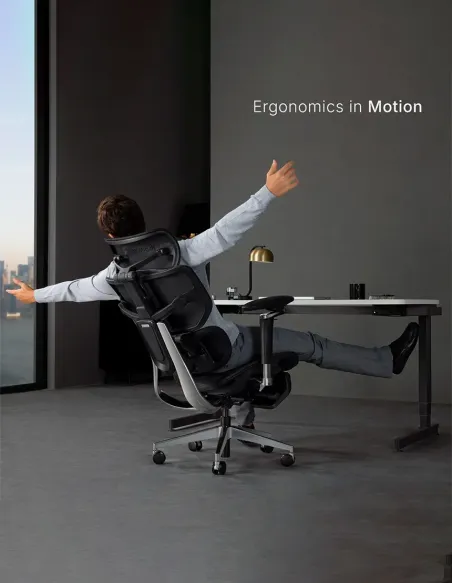 КРІСЛО HINOMI X2 PRO GREY, ергономічне - купити Київ, Дніпро, Одеса, Львів, Харків