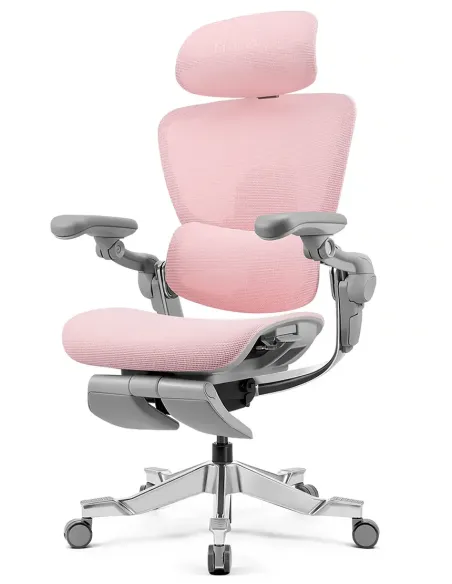 КРІСЛО HINOMI H2 PRO MIST PINK, ергономічне, з підставкою для ніг - купити Київ, Дніпро, Одеса, Львів, Харків