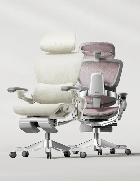 КРІСЛО HINOMI H2 PRO MIST PINK, ергономічне, з підставкою для ніг - купити Київ, Дніпро, Одеса, Львів, Харків