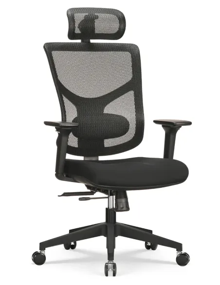 Крісло HOOKAY STAR 2 BLACK (STE2-MF01) для оператора, ергономічне - купити Київ, Дніпро, Одеса, Львів, Харків