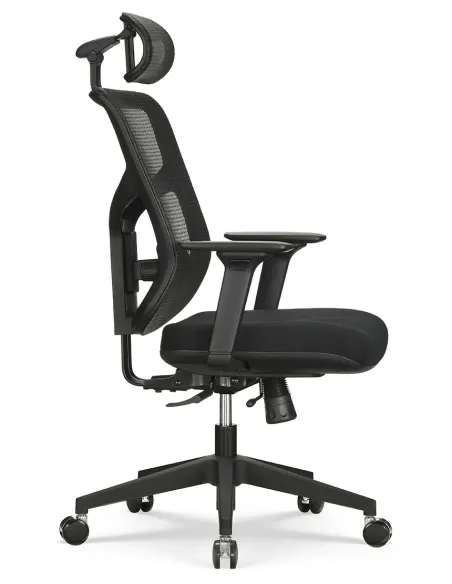 Кресло HOOKAY STAR 2 BLACK (STE2-MF01) для оператора, эргономичное - купить Киев, Днепр, Одесса, Львов, Харьков