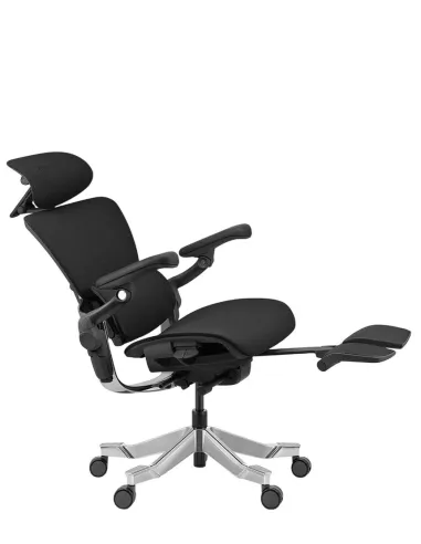 КРЕСЛО HINOMI H2 PRO COAL BLACK, эргономичное, с подставкой для ног - купить Киев, Днепр, Одесса, Львов, Харьков
