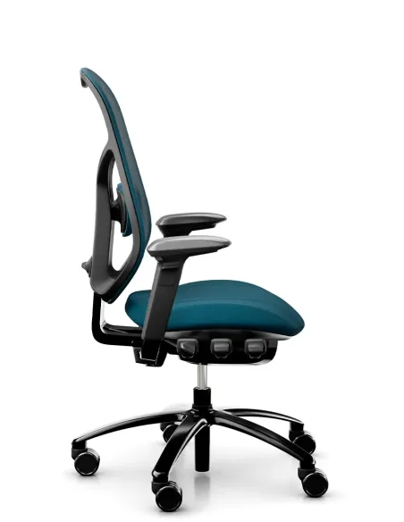 Крісло FLOKK RH MEREO MESH BLACK (BLUE BERRY), ергономічне - купити Київ, Дніпро, Одеса, Львів, Харків