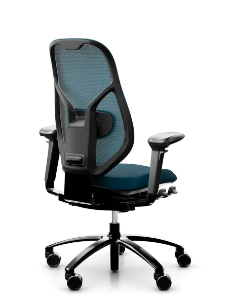 Крісло FLOKK RH MEREO MESH BLACK (BLUE BERRY), ергономічне - купити Київ, Дніпро, Одеса, Львів, Харків