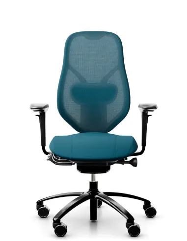 Крісло FLOKK RH MEREO MESH BLACK (BLUE BERRY), ергономічне - купити Київ, Дніпро, Одеса, Львів, Харків