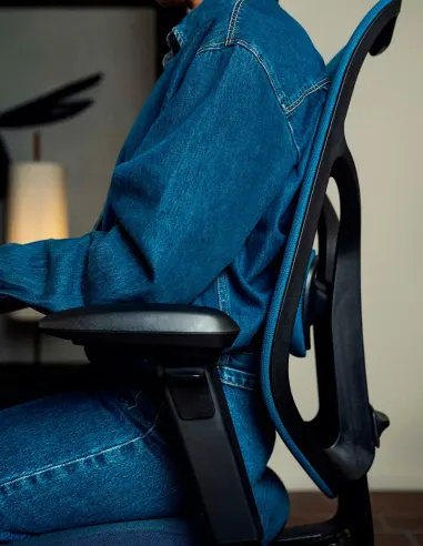 Кресло FLOKK RH MEREO MESH GREY (FOREST GREEN), эргономичное - купить Киев, Днепр, Одесса, Львов, Харьков