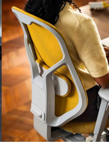 Кресло FLOKK RH MEREO MESH GREY (FOREST GREEN), эргономичное - купить Киев, Днепр, Одесса, Львов, Харьков