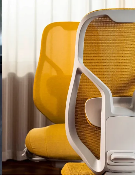 Кресло FLOKK RH MEREO MESH SILVER GREY (RASPBERRY RED), эргономичное - купить Киев, Днепр, Одесса, Львов, Харьков