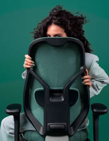 Крісло FLOKK RH MEREO MESH SILVER GREY (RASPBERRY RED), ергономічне - купити Київ, Дніпро, Одеса, Львів, Харків