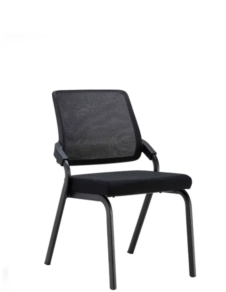 Кресло KRESLALUX H-08 BLACK, для посетителя - купить Киев, Днепр, Одесса, Львов, Харьков