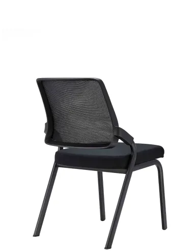 Кресло KRESLALUX H-08 BLACK, для посетителя - купить Киев, Днепр, Одесса, Львов, Харьков