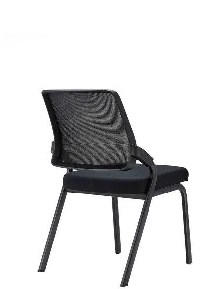 Кресло KRESLALUX H-08 BLACK, для посетителя - купить Киев, Днепр, Одесса, Львов, Харьков