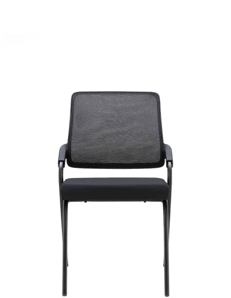 Кресло KRESLALUX H-08 BLACK, для посетителя - купить Киев, Днепр, Одесса, Львов, Харьков