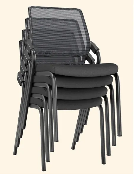 Кресло KRESLALUX H-08 BLACK, для посетителя - купить Киев, Днепр, Одесса, Львов, Харьков