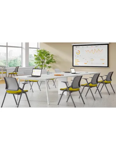 Кресло KRESLALUX H-08 BLACK, с подлокотниками, для посетителя - купить Киев, Днепр, Одесса, Львов, Харьков