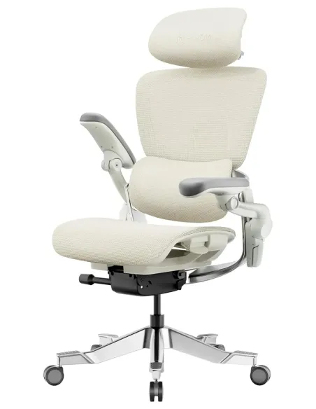 КРІСЛО HINOMI H2 PRO CREAM WHITE, ергономічне - купити Київ, Дніпро, Одеса, Львів, Харків