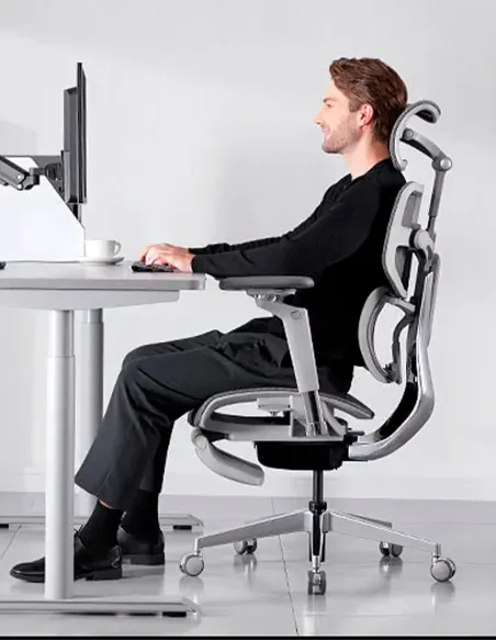 КРІСЛО HINOMI H2 PRO CREAM WHITE, ергономічне - купити Київ, Дніпро, Одеса, Львів, Харків