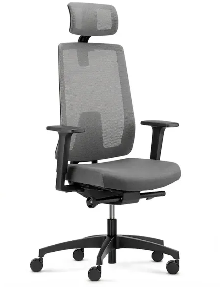 Кресло DAUPHIN INDEED ID 7058 BLACK эргономичное - купить Киев, Днепр, Одесса, Львов, Харьков