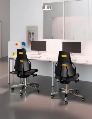 Крісло DAUPHIN TEC IDENTITY  IS 2023 SR для ESD зони - купити Київ, Дніпро, Одеса, Львів, Харків