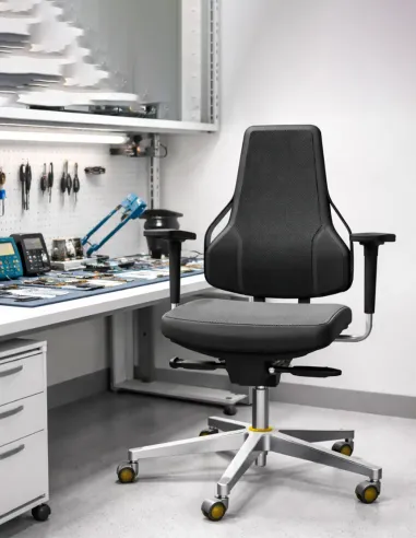 Крісло DAUPHIN TEC IDENTITY  IS 2023 SR для ESD зони - купити Київ, Дніпро, Одеса, Львів, Харків