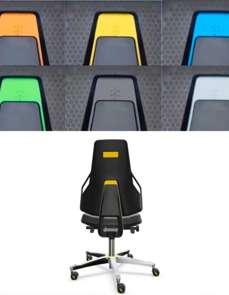 Крісло DAUPHIN TEC IDENTITY  IS 2023 SR для ESD зони - купити Київ, Дніпро, Одеса, Львів, Харків