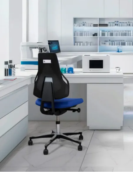 Крісло DAUPHIN TEC IDENTITY  IS 2023 SR для ESD зони - купити Київ, Дніпро, Одеса, Львів, Харків