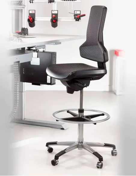 Кресло DAUPHIN TEC PROFILE IS 2011 PU для ESD зон, полиуретановое - купить Киев, Днепр, Одесса, Львов, Харькков