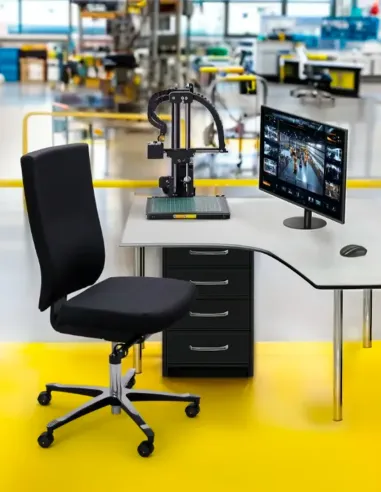 Кресло DAUPHIN TEC ADJUST IS 2176 для ESD зон - купить Киев, Днепр, Одесса, Львов, Харьков