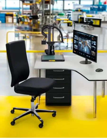 Крісло DAUPHIN TEC ADJUST IS 2176 для ESD зони - купити Київ, Дніпро, Одеса, Львів, харків