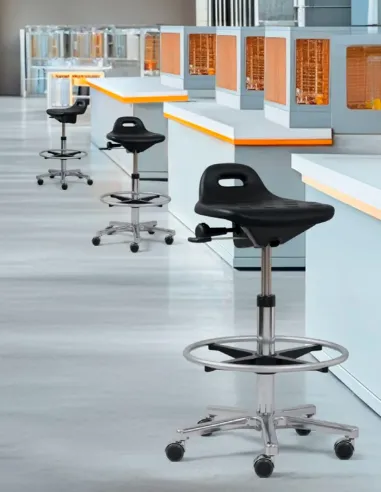 Крісло DAUPHIN TEC BASIC IS 1967 CFR PU для роботи стоячи/сидячи - купити Київ, Дніпро, Одеса, Львів, Харків