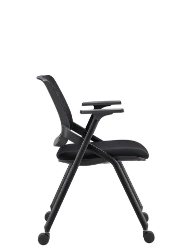 Крісло KRESLALUX H-08 BLACK, для відвідувача, на колесах - купити Київ, Дніпро, Одеса, Львів, Харків