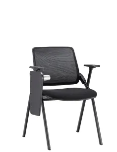 Крісло KRESLALUX H-08 BLACK, для аудиторий, із відкидним столиком - купити Київ, Дніпро, Одеса, Львів, Харків