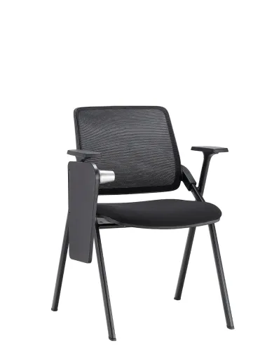 Крісло KRESLALUX H-08 BLACK, для аудиторий, із відкидним столиком - купити Київ, Дніпро, Одеса, Львів, Харків