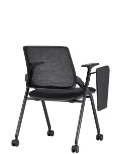 Кресло KRESLALUX H-08 BLACK, для аудиторий, с откидним столиком, на колесах - купить Киев, Днепр, Одесса,  Львов, Харьков 2