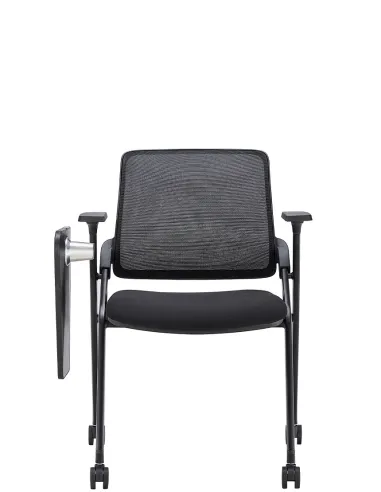 Кресло KRESLALUX H-08 BLACK, для аудиторий, с откидним столиком, на колесах - купить Киев, Днепр, Одесса,  Львов, Харьков