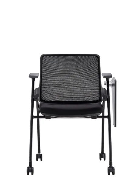 Крісло KRESLALUX H-08 BLACK, для аудиторий, із відкидним столиком, на колесах - купити Київ, Дніпро, Одесса, Львів, Харків