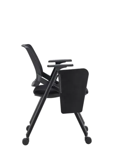 Кресло KRESLALUX H-08 BLACK, для аудиторий, с откидним столиком, на колесах - купить Киев, Днепр, Одесса,  Львов, Харьков