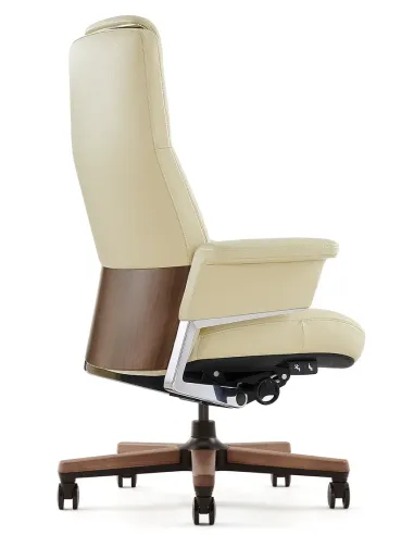 Крісло RANGER для керівника, шкіряне, бежевий колір - купити Київ, Дніпро, Одеса, Львів, Харків