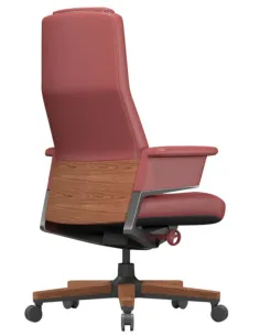 Крісло RANGER для керівника, шкіряне, бордовий колір - купити Київ, Дніпро, Одеса, Львів, Харків 2
