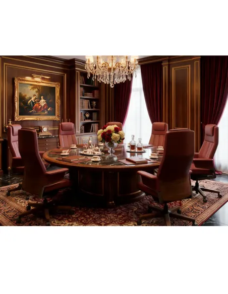 Кресло RANGER для руководителя, кожаное, бордовый цвет - купить Киев, Днепр, Одесса, Львов, Харьков