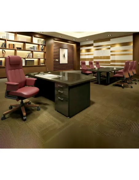 Кресло RANGER для руководителя, кожаное, бордовый цвет - купить Киев, Днепр, Одесса, Львов, Харьков