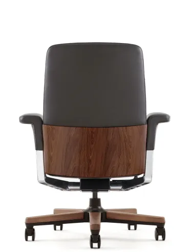 Крісло RANGER VISITOR, шкіряне, чорний колір - купити Київ, Дніпро, Одеса, Львів, Харків