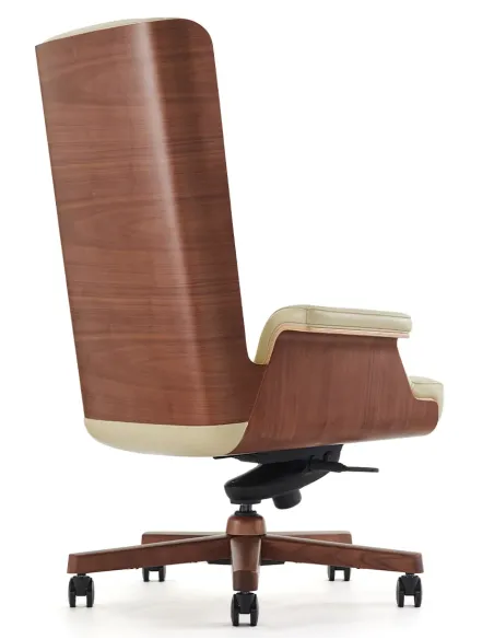Кресло KRESLALUX LORD бежевое, для руководителя, кожаное - купить Киев, Днепр, Одесса, Львов, Харьков