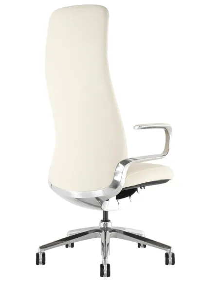 Кресло KRESLALUX LELLA BEIGE для руководителя, кожаное - купить Киев, Днепр, Одесса, Львов, Харьков